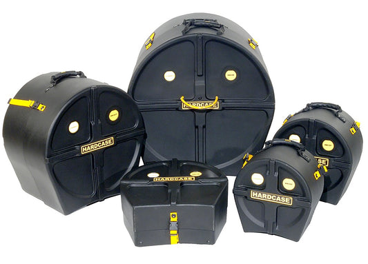 Kit étuis Hardcase 22"- 10"- 12" -16"FT -14"Caisse Claire, noir