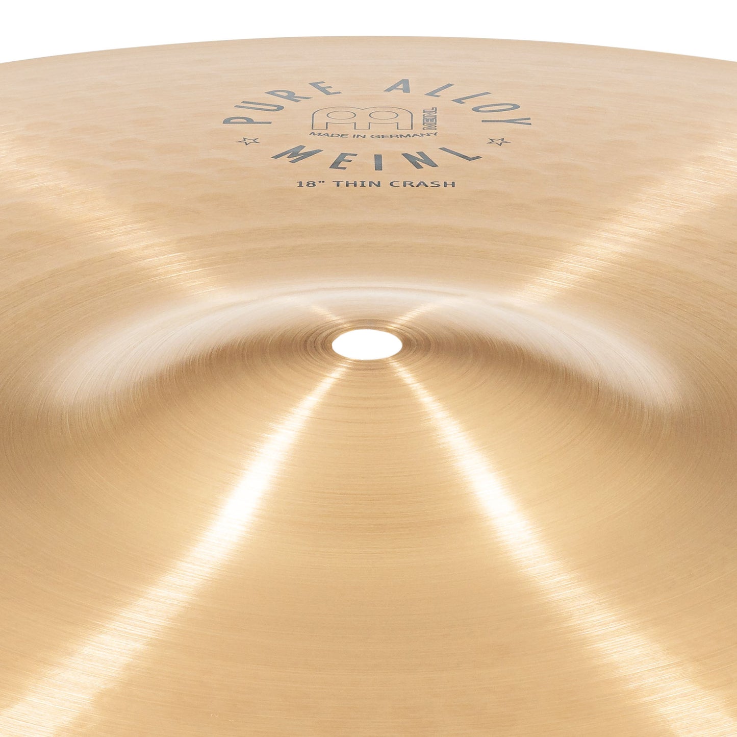 Thin Crash 18" Meinl Pure Alloy fini Traditional martelé