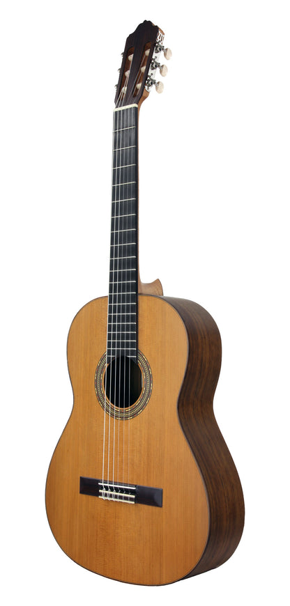 4STE, table cèdre massif, fond et éclisses ovangkol, touche palissandre, diapason 650 mm, naturel pores ouverts