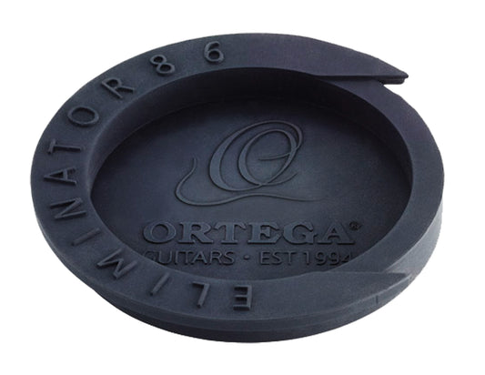 Bouchon rosace, éliminateur de feedback, pour guitares classiques nylon, caoutchouc, diamètre 86 mm, noir