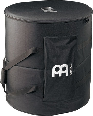 Housse surdo 16" x 20", nylon rembourré, 1 poignée, sangles sac à dos rembourrées, 1 poche, fermeture éclair, noir