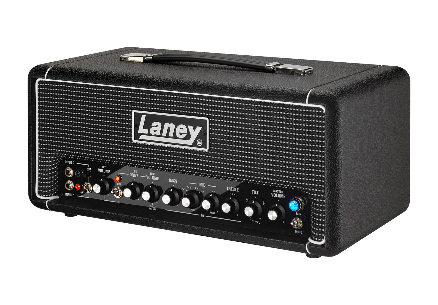 Tête basse amplifiée DB-EAST, amplification 2x500W, 2 canaux, 2 entrées, 2 sorties DI avec simulation LA-IR, noir