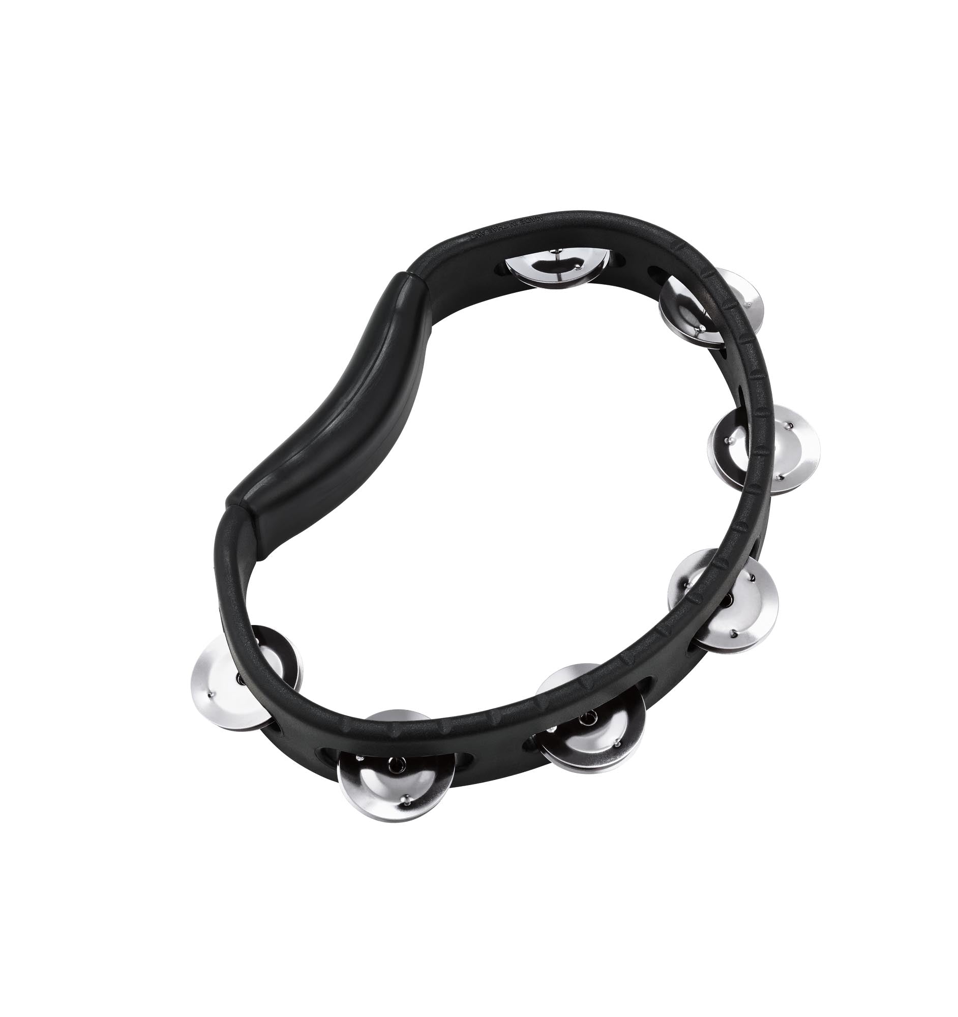 Tambourin Headliner ABS, demi-lune, 1 rangée de cymbales acier inoxydable, noir