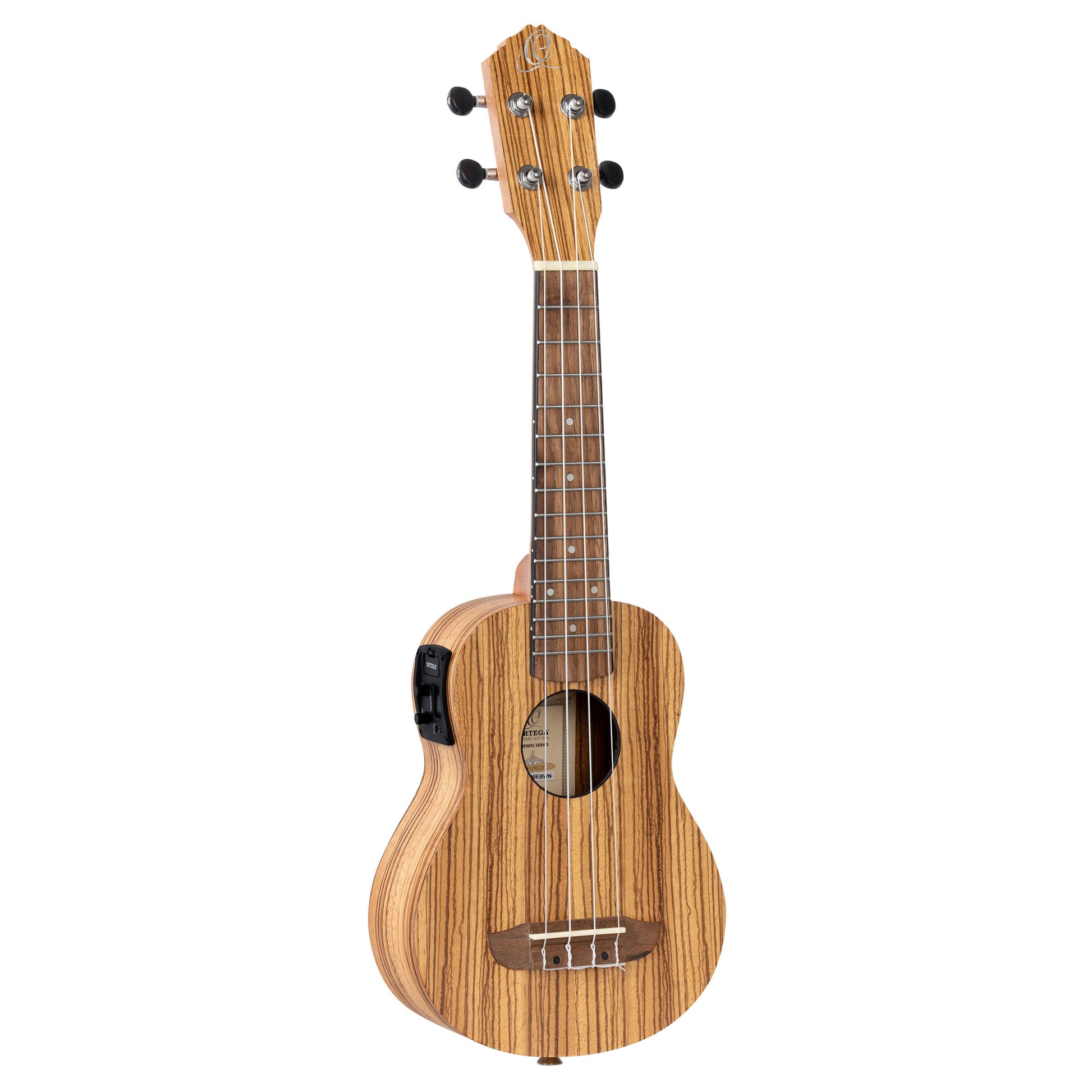 RFU10ZE, modèle Soprano, EQ MagusUke, table zebrawood, f/e zebrawood, manche acajou, housse, naturel satiné
