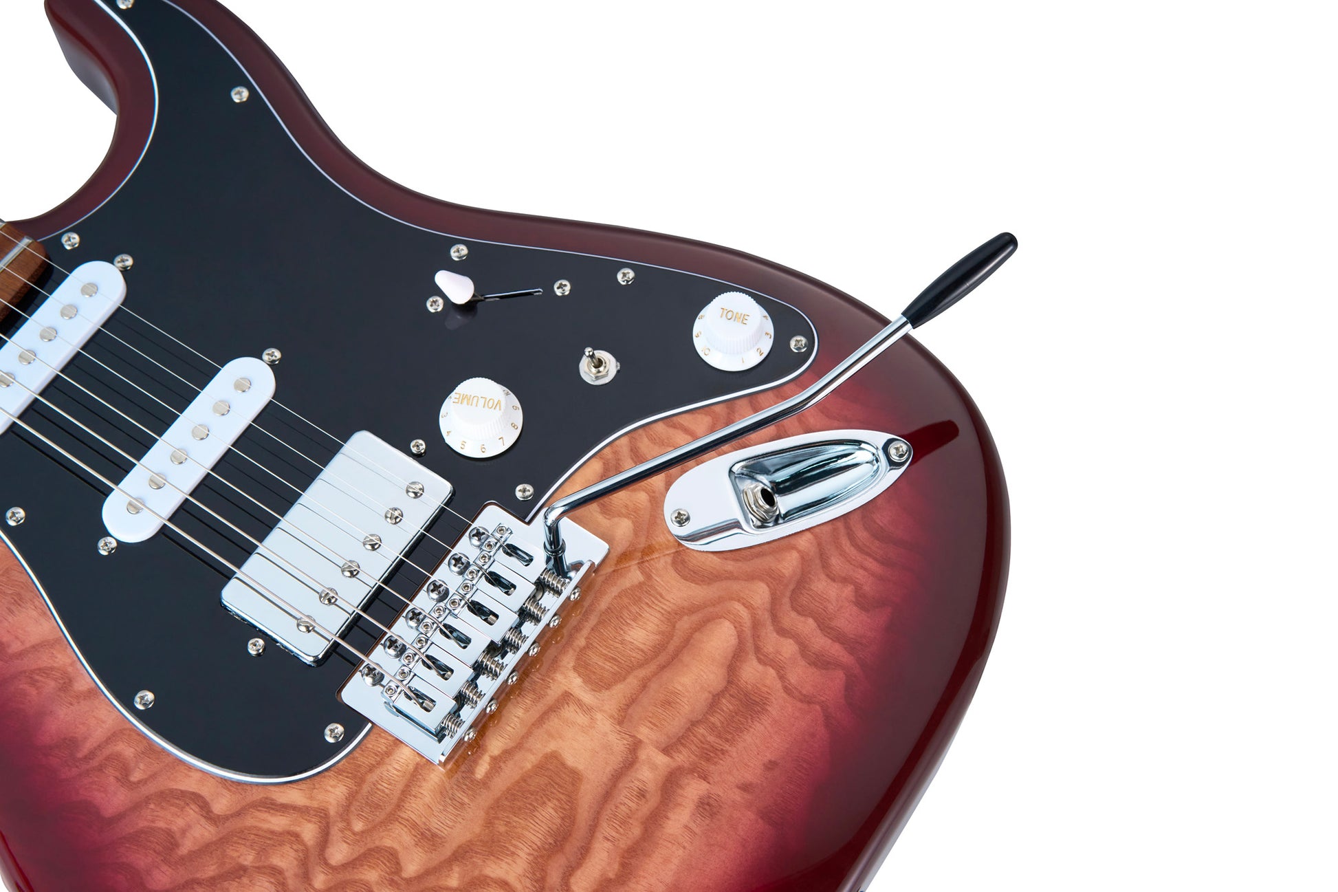 MOOER MSC20PRO, corps peuplier, manche érable torréfié satiné, touche jatoba, ambre, avec housse