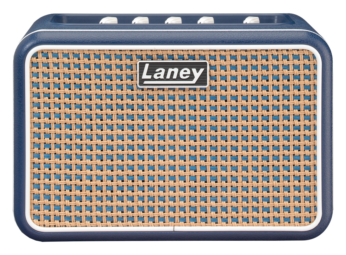 Ampli guitare MINI-STB-LI2 stéréo 2x 3W, look Lionheart, 2x HP 3", 2 canaux, connectique LSI, bleu