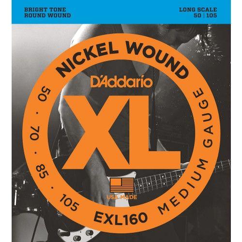 D'Addario EXL160 Medium 50-105