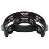 GEWA Tambourin Demi lune, 20 paires de cymbalettes  Noir