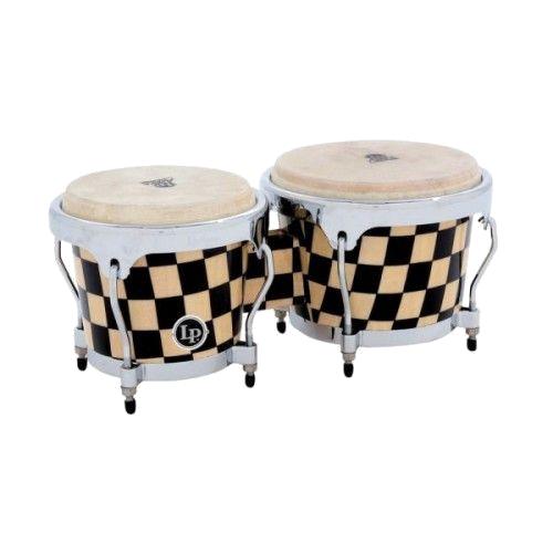 Latin Percussion Bongos Aspire Accent LPA601-CHCK Damier