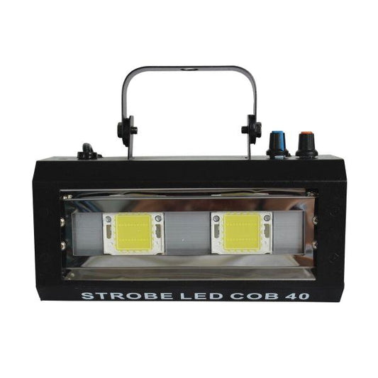 Power Lighting STROBE LED COB 40 Stroboscope 40W  2 LEDs Blanches