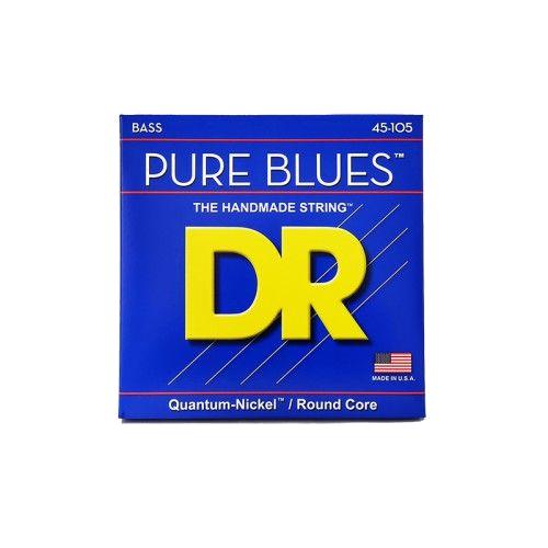 DR Pure Blues Quantum Nickel Cordes Basse Medium 45-105