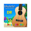 DR Nylon Multi-Color, Cordes Ukulélé Soprano/Concert