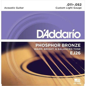 D'Addario EJ26 Custom Light 11-52