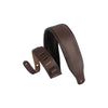 Levy's Sangle cuir  rembourréeavec rebord de confort Dark Brown