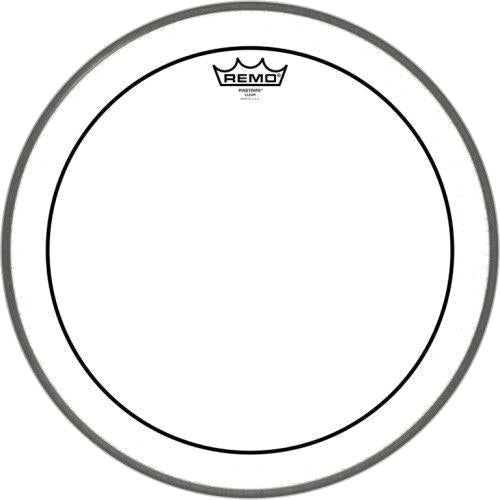 Remo 18'' Pinstripe Clear Bass Drum