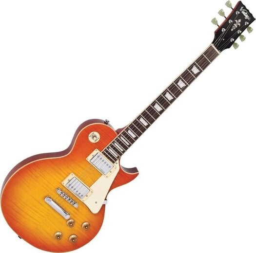Vintage Guitare électrique V100HB Flame Honeyburst