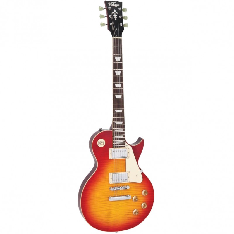 Vintage Guitare électrique V100CS Reissued Cherry Sunburst