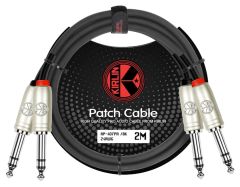 Kirlin Cable Patch 2Xtrs-2Xtrs 2M Noir