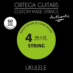 Ortega Jeu Cordes Ukulele Soprano