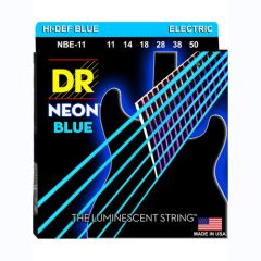 DR Hi-Def Neon Blue Cordes Guitare Électrique Heavy 11-50