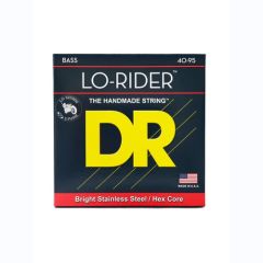 DR Nickel Lo-Rider Nickel Plated Cordes Basse Extra Light 40-95