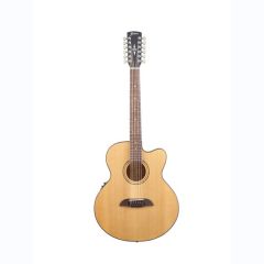 Framus Legacy FJ14SMV Jumbo 12 cordes Cutaway électro-acoustique Vintage Trans Nat.