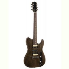 Godin guitare électrique Radium Carbon Black RN avec housse