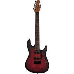 Sterling by Music Man RICHARDSON7-DSBS Richardson 7 Dark Scarlet Burst Satin