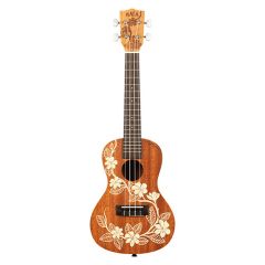 Kala Maori Gardenia Mahogany Concert motif Voyage