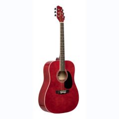 stagg guitare folk SA20D RED