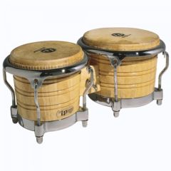 Latin Percussion Bongos Generation II bois LP201AX-2AW Natural, Gold HW