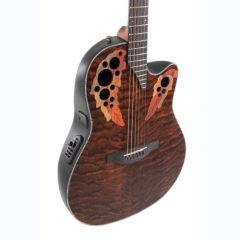 Ovation Celebrity Elite Plus Mid Cut CE44P-TGE Dark Tiger Eye